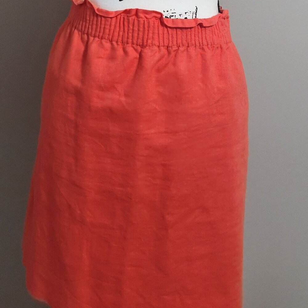 J. Crew Factory Coral Sidewalk Mini Skirt 16